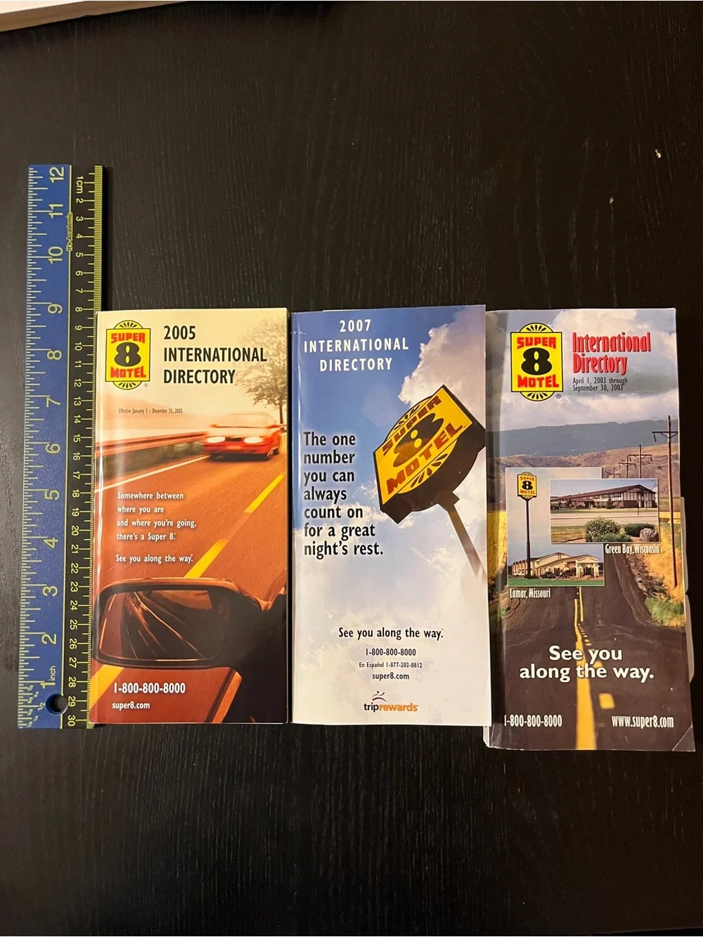 Vintage Super 8 Motel International Directory Travel Booklets Lot 2003 2005 2007